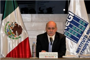 Eduardo Sojo, presidente del Inegi / Foto: Rubén Dario