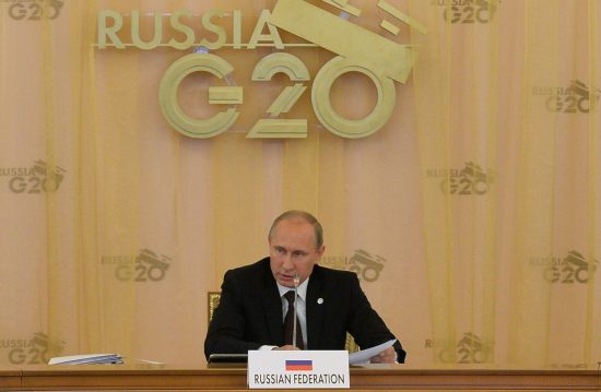 Vladimir Putin Cumbre G20 2013