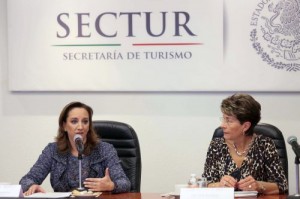 Sectur Claudia Ruiz y Salud Mercedes Juan