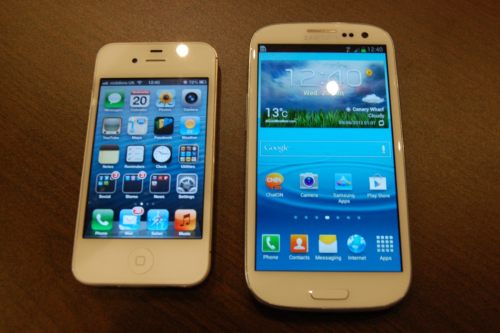Galaxy S3, iPhone 4S