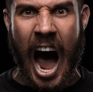 44688966 - close-up portrait of screaming and angry man