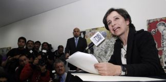 Conferencia de prensa de Carmen Aristegui / Foto: Julio C. Hernández - Contralínea