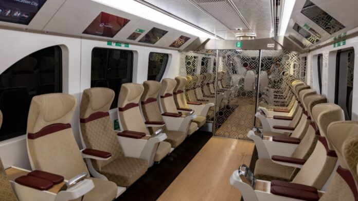 El lujoso Metro de Doha.