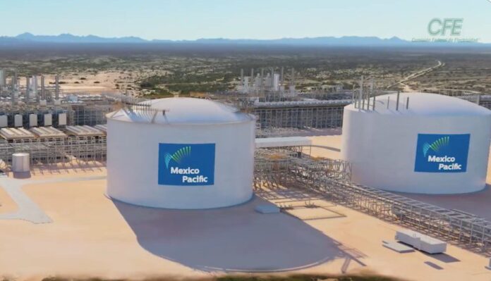 Construirán CFE y Mexico Pacific Limited en Sonora planta de licuefacción de 13 mil mdd