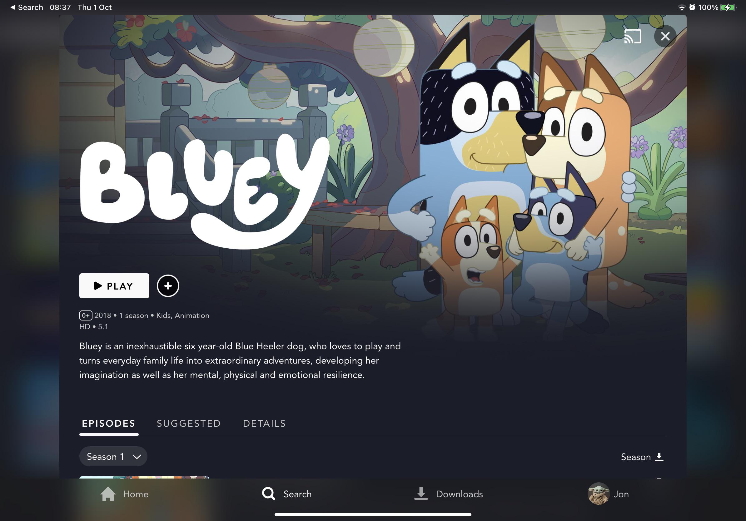 Bluey' estrena nuevos capítulos de la temporada 3 en Disney+