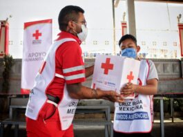 Cruz Roja Mexicana abre centro de acopio en CDMX para ayudar a población afectada por el huracán OTIS en Guerrero