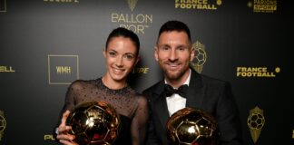 Aitana Bonmatí y Lionel Messi, campeones del mundo con España y Argentina respectivamente.