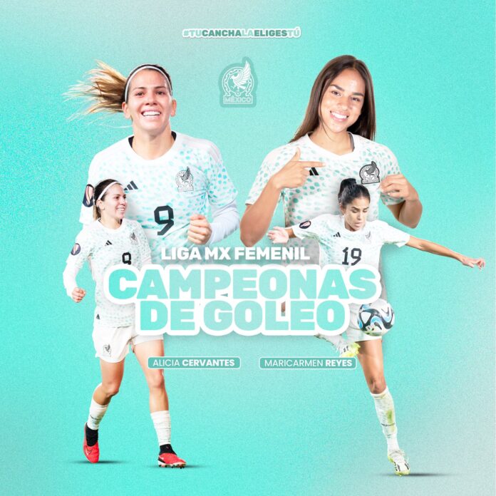 Esta es la tercera vez que se comparte el título de goleo de la Liga MX Femenil. / Imagen: Selección Mexicana.