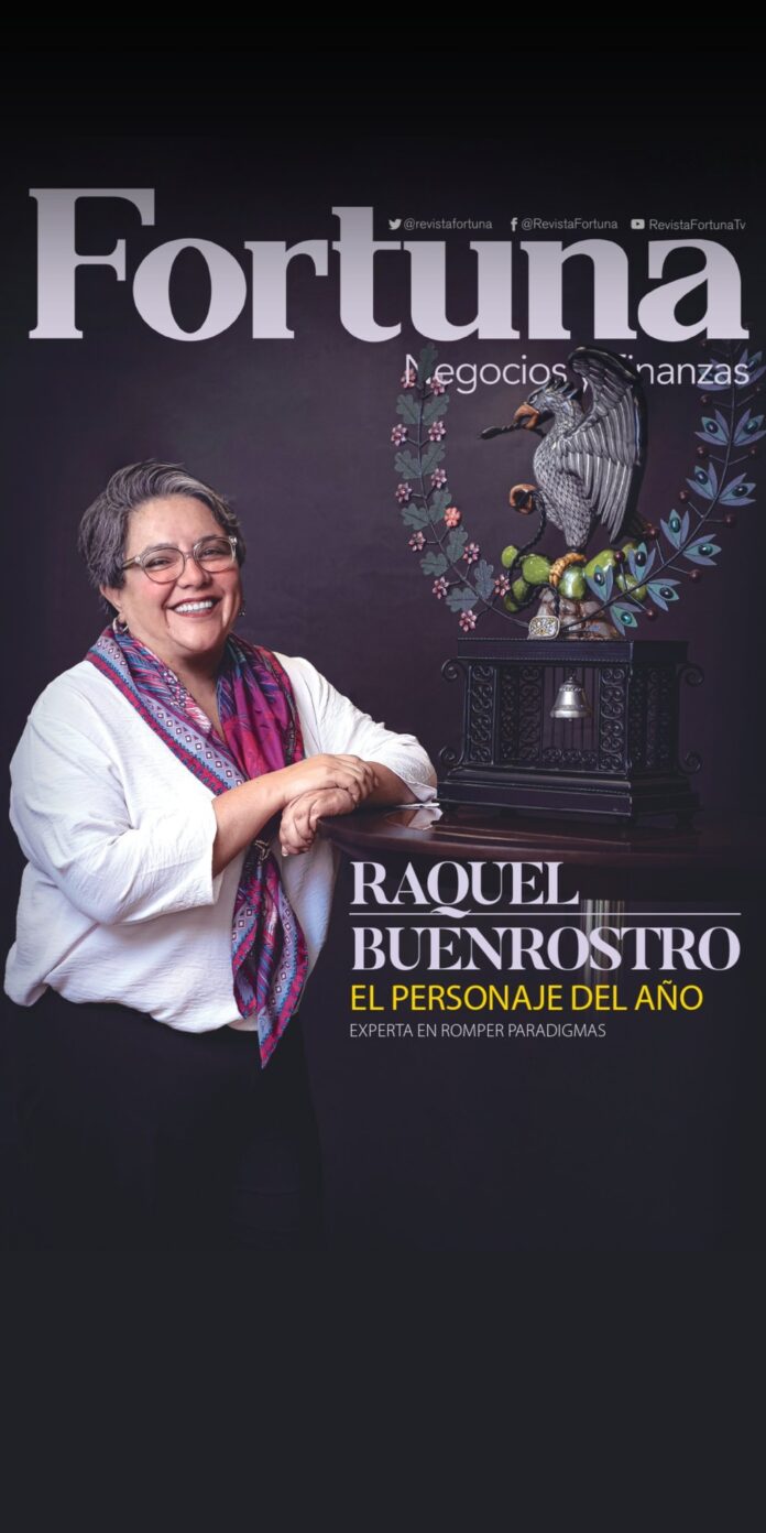 Por romper paradigmas en modelo económico, Raquel Buenrostro es el personaje del año de Revista Fortuna