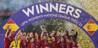 España se consagra campeona de la primera edición de la UEFA Women's Nations League. / Foto: Selección Española Femenina