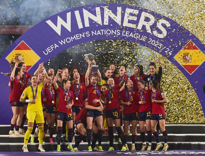 España se consagra campeona de la primera edición de la UEFA Women's Nations League. / Foto: Selección Española Femenina