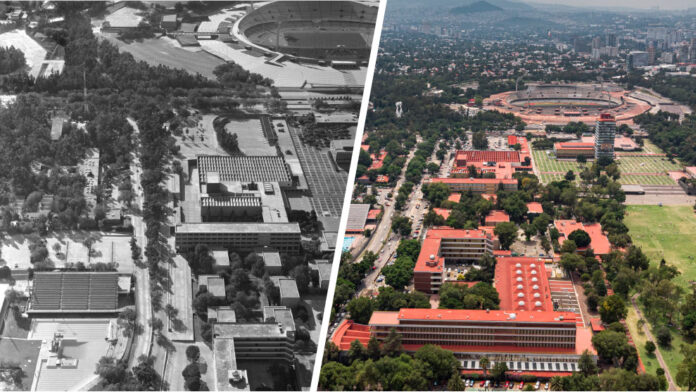 El 22 de marzo de 1954 dieron inicio los primeros cursos que se impartieron en Ciudad Universitaria. 69 años después