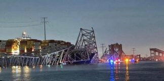 Este martes, aproximadamente a la una de la mañana, el puente de Baltimore en Estados Unidos se derrumbó tras ser golpeado