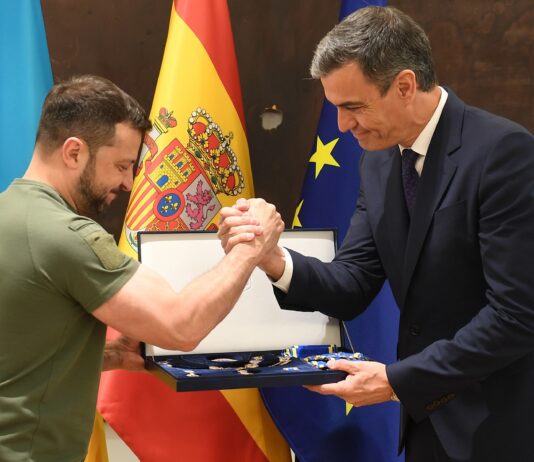 Concederá España 1,000 mde a Ucrania en 2024 para equipamiento militar y 5,000 mde hasta 2027