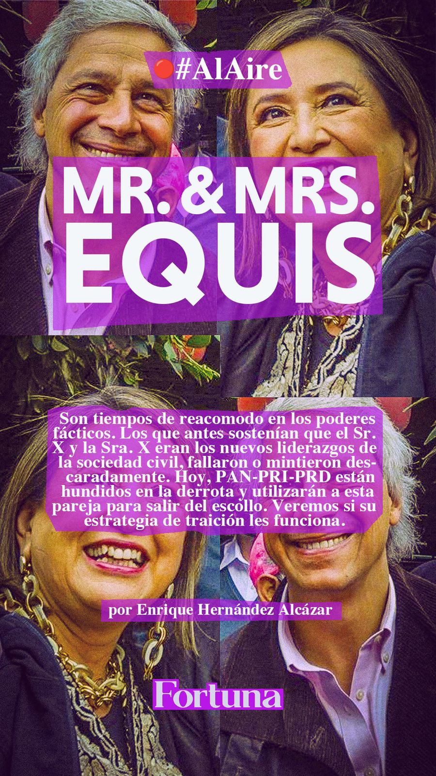 MR. & MRS. EQUIS || La columna Al Aire de Enrique Hernández Alcázar ...