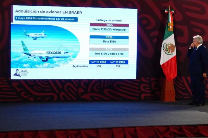 Los 20 aviones adquiridos por Mexicana tuvieron un costo de 750 millones de dólares, según informó el director del Grupo Aeroportuario,