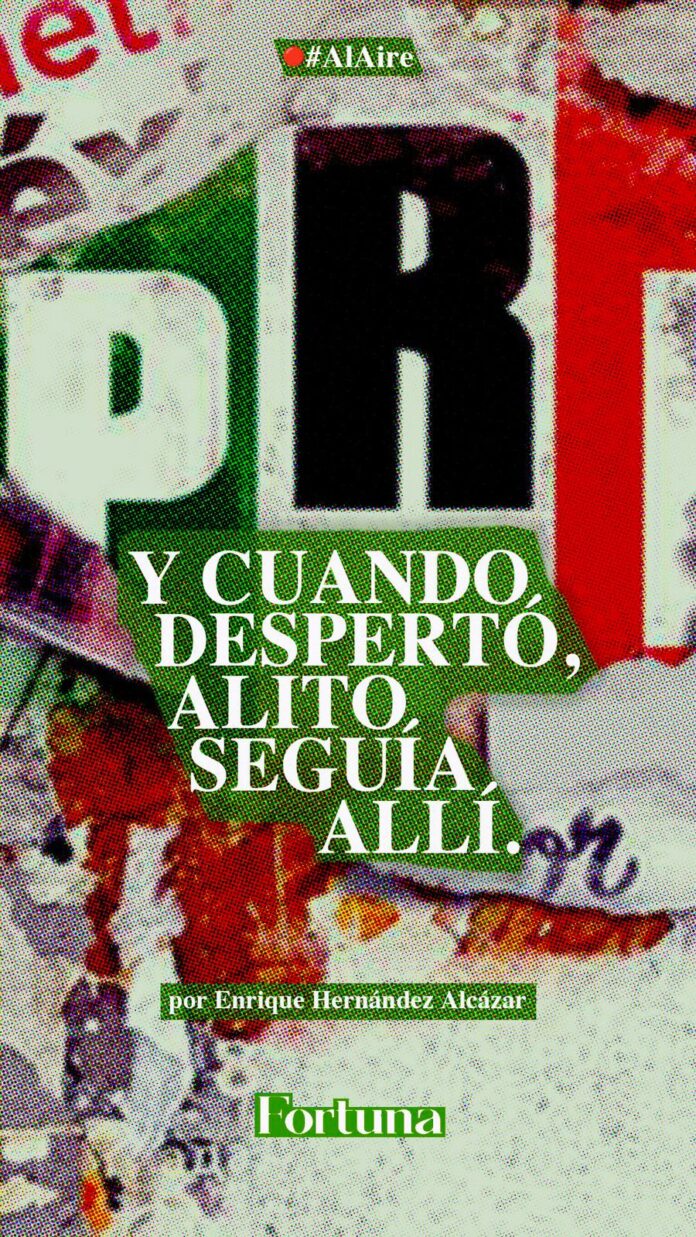 Con perdón y sin permiso del maestro Augusto Monterroso. El cuento más corto de la historia del partido más largo está sucediendo: la extinción del PRI. Con perdón y sin permiso del maestro Augusto Monterroso. El cuento más corto de la historia del partido más largo está sucediendo: la extinción del PRI.