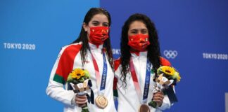 Las clavadistas Alejandra Orozco y Gaby Agúndez ganaron bronce en Tokio 2020.