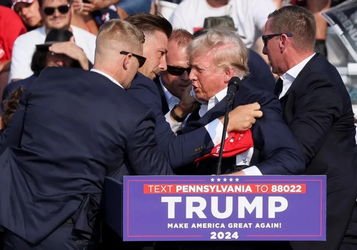 Después de que en redes sociales se reportará que ex presidente de Estados Unidos, Donald Trump, había sido víctima de un atentado Después de que en redes sociales se reportará que ex presidente de Estados Unidos, Donald Trump, había sido víctima de un atentado