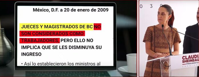 Jueces, ministros y magistrados en paro sin ser trabajadores del poder judicial y cobrando sueldo: Shienbaum Jueces, ministros y magistrados en paro sin ser trabajadores del poder judicial y cobrando sueldo: Shienbaum