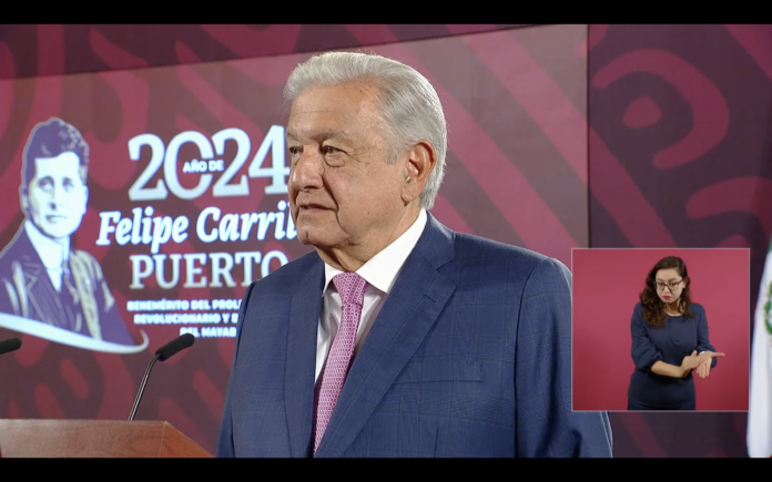 LOPEZ OBRADOR CALIFICA DE ABERRACION