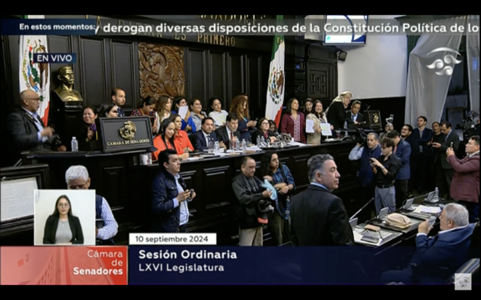 SENADO APRUEBA REFORMA JUDICIAL