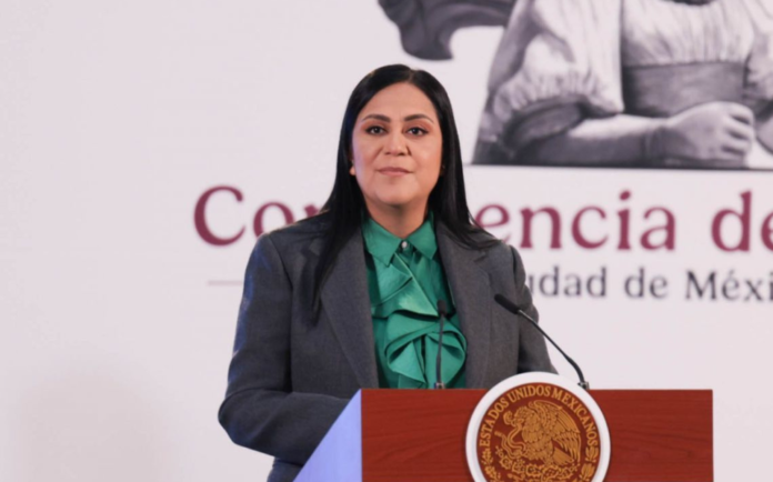 La secretaria del Bienestar, Ariadna Montiel Reyes, aseguró que el modelo económico que estableció el ex presidente López Obrador ha demostrado La secretaria del Bienestar, Ariadna Montiel Reyes, aseguró que el modelo económico que estableció el ex presidente López Obrador ha demostrado