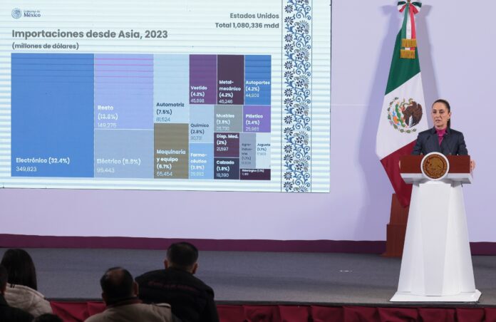 Sheinbaum anuncia Plan México para reducir importaciones chinas Sheinbaum anuncia Plan México para reducir importaciones chinas