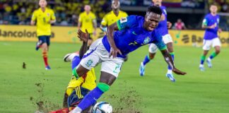 Vinícius Jr., el delantero brasileño Real Madrid, estará fuera de las canchas durante al menos un mes debido a una lesión