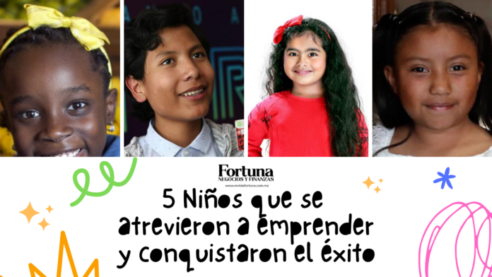 5 Niños que se atrevieron a emprender y conquistaron el éxito 5 Niños que se atrevieron a emprender y conquistaron el éxito
