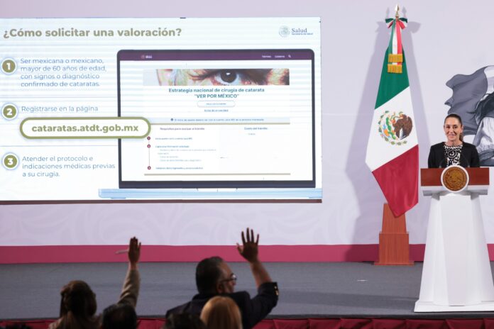 la Estrategia Nacional de Cirugía “Ver por México”, que ha permitido realizar cerca de 40 mil cirugías de cataratas la Estrategia Nacional de Cirugía “Ver por México”, que ha permitido realizar cerca de 40 mil cirugías de cataratas