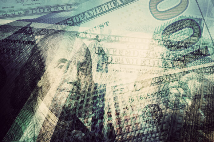 Money, finance, business concept abstract background El tipo de cambio se encuentra en una leve recuperación