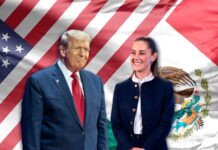 no existe en este momento la posibilidad de un encuentro presencial con el expresidente Donald Trump. “No lo hemos… No ha sido tema todavía;