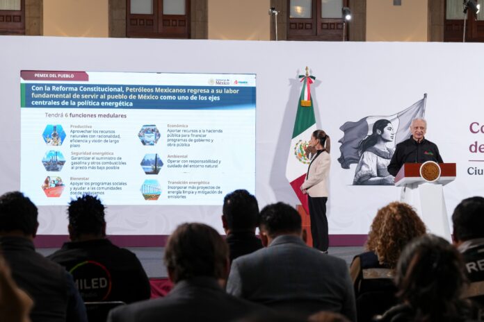 Como parte de la estrategia de trabajo de Pemex para 2025 -2030, que busca fortalecer la producción petrolera y garantizar el abastecimiento de hidrocarburos en la próxima década, el gobierno de la presidenta Claudia Sheinbaum destinará una inversión de 1.6 billones de pesos Como parte de la estrategia de trabajo de Pemex para 2025 -2030, que busca fortalecer la producción petrolera y garantizar el abastecimiento de hidrocarburos en la próxima década, el gobierno de la presidenta Claudia Sheinbaum destinará una inversión de 1.6 billones de pesos