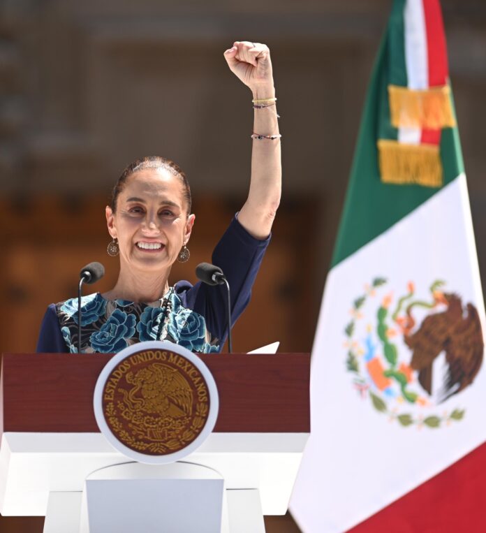 Frente a aventura arancelaria de Trump, presidenta de México propone ampliar libre comercio a todo el continente: “Seríamos la región más poderosa del mundo”, propone Sheinbaum. Frente a aventura arancelaria de Trump, presidenta de México propone ampliar libre comercio a todo el continente: “Seríamos la región más poderosa del mundo”, propone Sheinbaum.