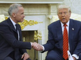 Aunque Trump valoró positivamente el tratado comercial trilateral con Canadá y México, el T-MEC, dijo que sus socios no lo han respetado