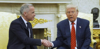 Aunque Trump valoró positivamente el tratado comercial trilateral con Canadá y México, el T-MEC, dijo que sus socios no lo han respetado