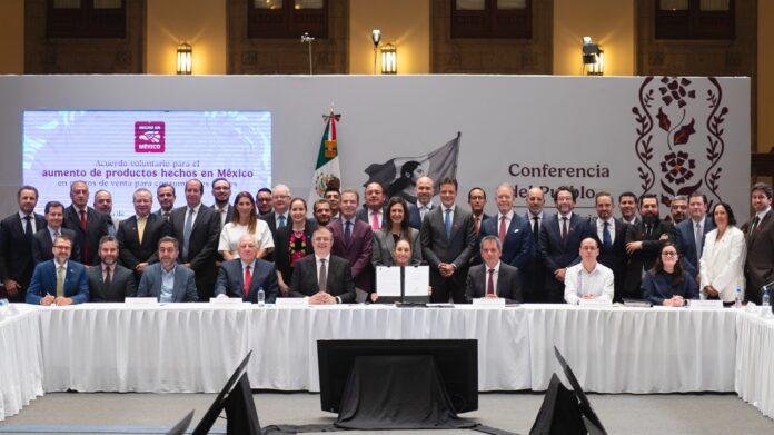 Gobierno anuncia acuerdo con tiendas para aumentar venta de productos nacionales Gobierno anuncia acuerdo con tiendas para aumentar venta de productos nacionales