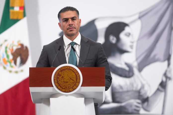 El secretario de Seguridad y Protección Ciudadana, Omar García Harfuch, detalló que entre los detenidos colombianos se encuentran nueve exmilitares El secretario de Seguridad y Protección Ciudadana, Omar García Harfuch, detalló que entre los detenidos colombianos se encuentran nueve exmilitares