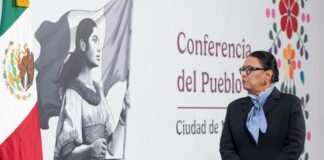 Rosa Icela Rodríguez, en ausencia de la presidenta Claudia Sheinbaum —quien se dirige a Canadá para participar en la Cumbre del G7—, se expresó un contundente respaldo al nuevo ministro presidente de la Suprema Corte de Justicia de la Nación, Hugo Aguilar Ortiz, frente a los ataques clasistas