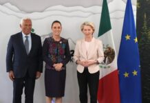 La presidenta Claudia Sheinbaum anunció esta mañana que la presidenta de la Comisión Europea, Ursula von der Leyen, podría visitar México