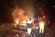 Incendio en Tetepango por toma clandestina - X