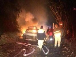 Incendio en Tetepango por toma clandestina - X