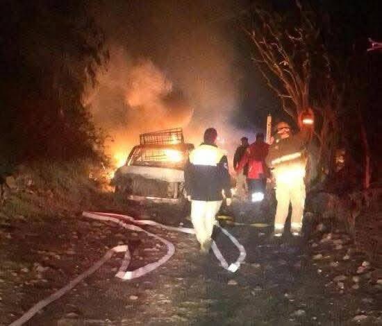 Incendio en Tetepango por toma clandestina - X Incendio en Tetepango por toma clandestina - X