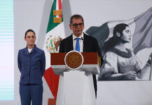 Sheinbaum aseguró este miércoles que no existe riesgo alguno para el sistema financiero mexicano, gracias al actuar “muy responsable” y oportuno de la Secretaría de Hacienda