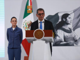 Sheinbaum aseguró este miércoles que no existe riesgo alguno para el sistema financiero mexicano, gracias al actuar “muy responsable” y oportuno de la Secretaría de Hacienda
