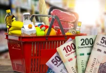 Profeco reporta disminución del 3.81% en precio promedio nacional de la canasta básica