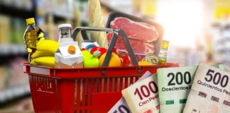 Profeco reporta disminución del 3.81% en precio promedio nacional de la canasta básica