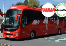 Durante la entrega del distintivo "Hecho en México" a Movility ADO, el secretario Marcelo Ebrard anunció que la empresa será la encargada de probar el autobús eléctrico "Taruk", ensamblado por Megaflux y DINA,