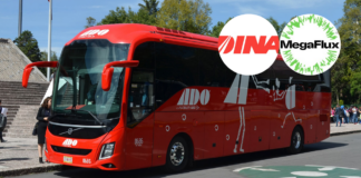Durante la entrega del distintivo "Hecho en México" a Movility ADO, el secretario Marcelo Ebrard anunció que la empresa será la encargada de probar el autobús eléctrico "Taruk", ensamblado por Megaflux y DINA,